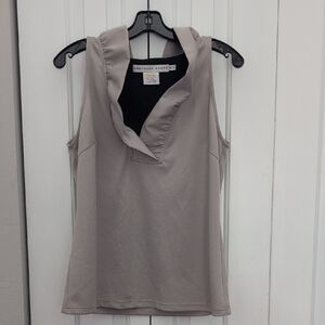 Gretchen Scott Designs Women's Gray Sleeveless Top